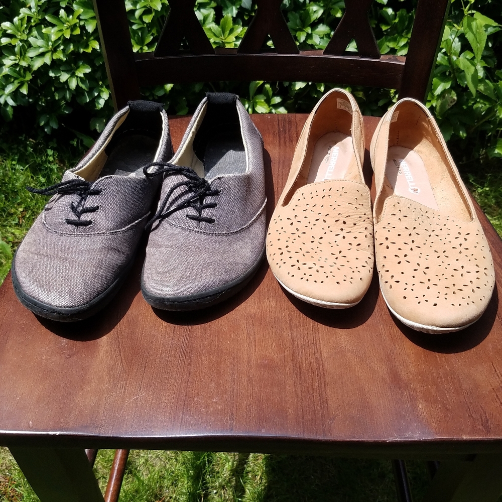 Vivobarefoot 40 Merrell 9 barefoot shoes